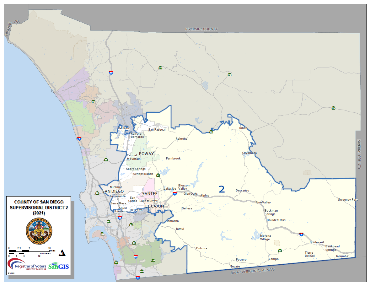 Map of District 2
